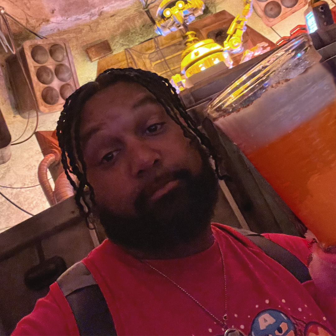 fuzzy tauntaun at Oga's Cantina in Galaxy's Edge